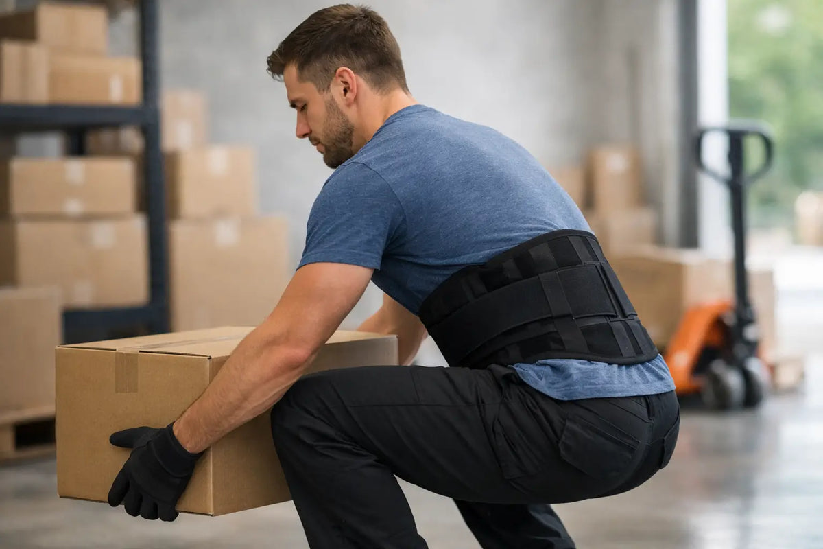How to Lift With Back Brace the Right Way