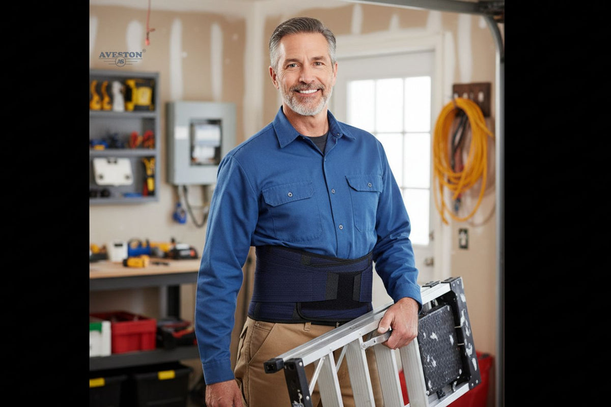 Back Support Brace for Men That Moves With You