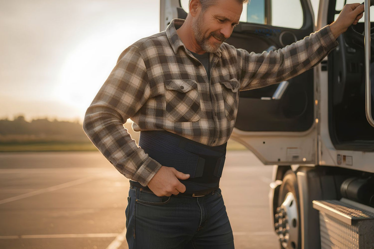 Driving With a Lumbar Brace for Lasting Comfort
