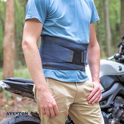 AVESTON® Kidney Belt Back Support Brace for Motorcycle Riding &amp; Motocross