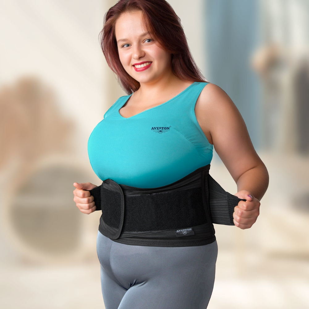 thin women's back brace for female lower back pain relief