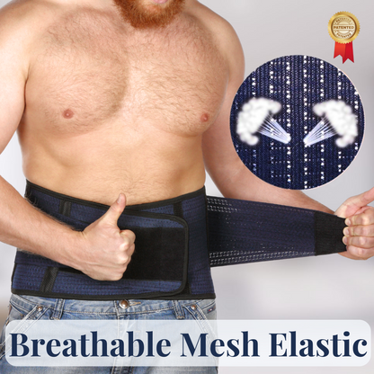 AVESTON® Back Support Lower Back Brace for Back Pain Relief | Lumbar Support Belt